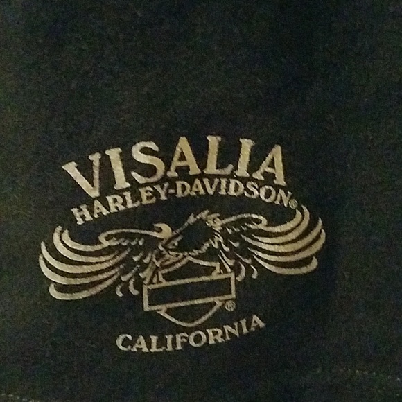 Ladies black long sleeve Harley Davidson t-shirt t - Picture 5 of 7